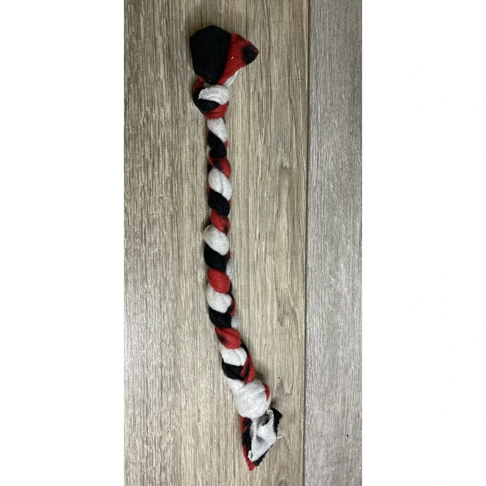 Handmade Fleece Dog Rope Chew Toy 14